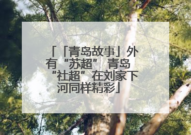 「青岛故事」外有“苏超” 青岛“社超”在刘家下河同样精彩