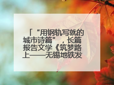 “用钢轨写就的城市诗篇”，长篇报告文学《筑梦路上——无锡地铁发展纪实》研讨会在南京举行