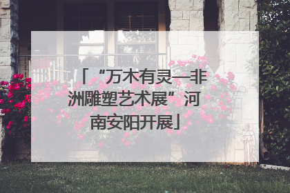 “万木有灵—非洲雕塑艺术展”河南安阳开展