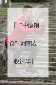 “中原粮仓”河南麦收过半