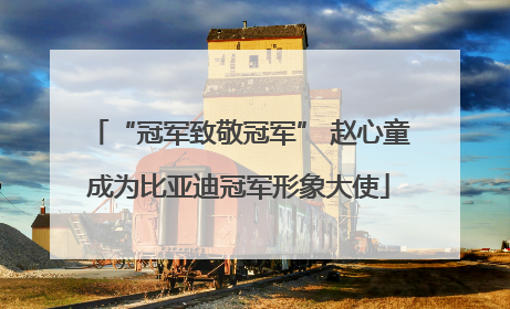 “冠军致敬冠军” 赵心童成为比亚迪冠军形象大使