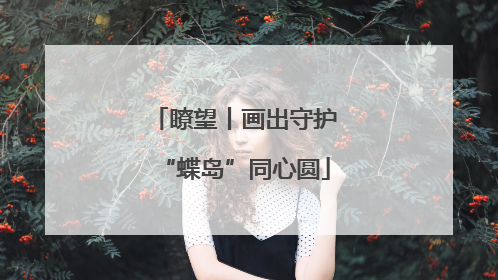 瞭望丨画出守护“蝶岛”同心圆
