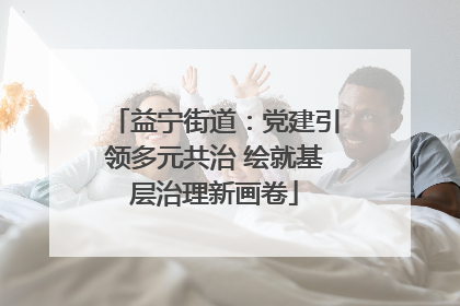 益宁街道：党建引领多元共治 绘就基层治理新画卷