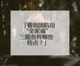 看我国航母“全家福” 三舰各有哪些特点？