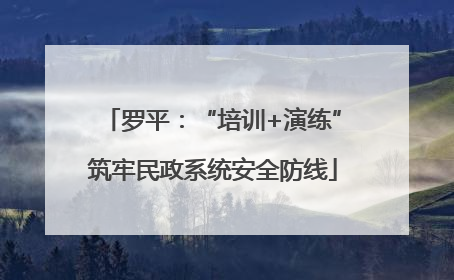 罗平：“培训+演练”筑牢民政系统安全防线