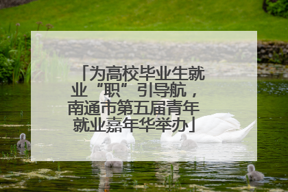 为高校毕业生就业“职”引导航，南通市第五届青年就业嘉年华举办