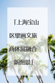 上海宝山区擘画文旅商体展融合新图景