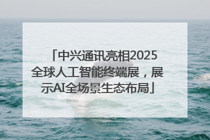 中兴通讯亮相2025全球人工智能终端展，展示AI全场景生态布局