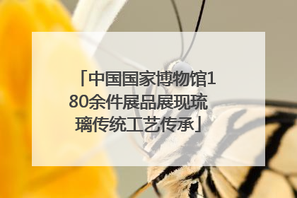 中国国家博物馆180余件展品展现琉璃传统工艺传承