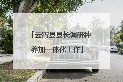 云霄县县长调研种养加一体化工作