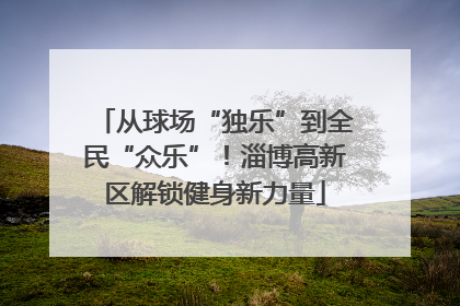 从球场“独乐”到全民“众乐”！淄博高新区解锁健身新力量