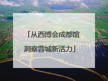 从西博会成都馆洞察蓉城新活力