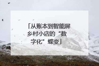 从账本到智能屏 乡村小店的“数字化”蝶变