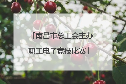 南昌市总工会主办职工电子竞技比赛
