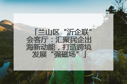 兰山区“沂企联”会客厅：汇聚民企出海新动能，打造跨境发展“强磁场”
