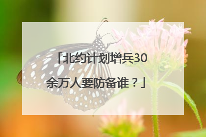 北约计划增兵30余万人要防备谁？