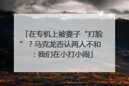 在专机上被妻子“打脸”？马克龙否认两人不和：我们在小打小闹