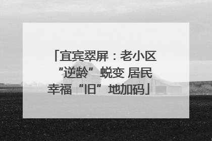 宜宾翠屏：老小区“逆龄”蜕变 居民幸福“旧”地加码