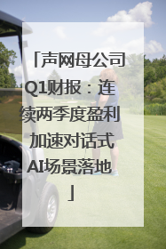 声网母公司Q1财报：连续两季度盈利 加速对话式AI场景落地