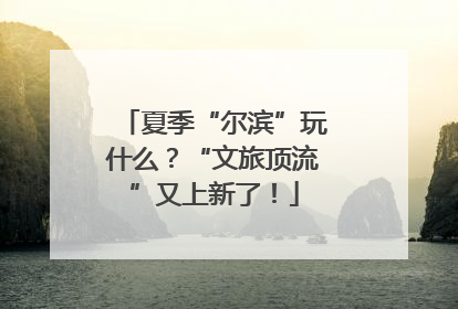 夏季“尔滨”玩什么？“文旅顶流”又上新了！