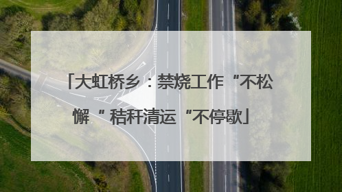 大虹桥乡：禁烧工作“不松懈“ 秸秆清运“不停歇