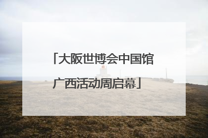 大阪世博会中国馆广西活动周启幕