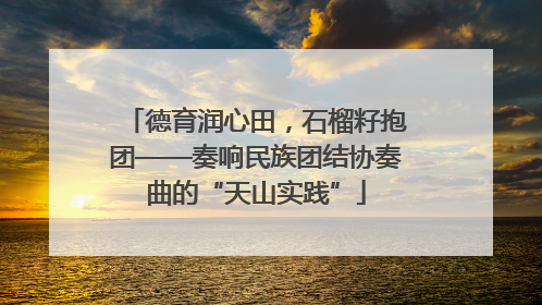 德育润心田，石榴籽抱团——奏响民族团结协奏曲的“天山实践”