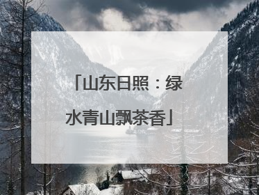 山东日照：绿水青山飘茶香