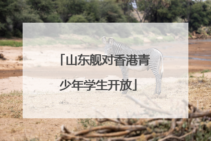 山东舰对香港青少年学生开放