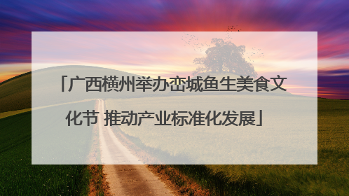 广西横州举办峦城鱼生美食文化节 推动产业标准化发展