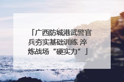广西防城港武警官兵夯实基础训练 淬炼战场“硬实力”