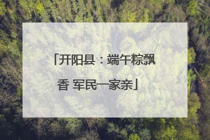 开阳县：端午粽飘香 军民一家亲