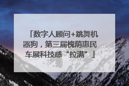 数字人顾问+跳舞机器狗，第三届槐荫惠民车展科技感“拉满”