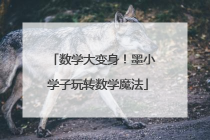 数学大变身！墨小学子玩转数学魔法