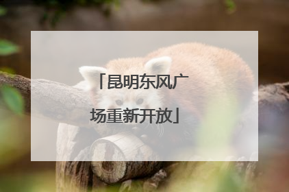 昆明东风广场重新开放