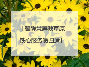 智眸慧屏映草原 铁心服务暖归途