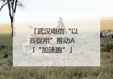 武汉电信“以赛促用”推动AI“加速跑”