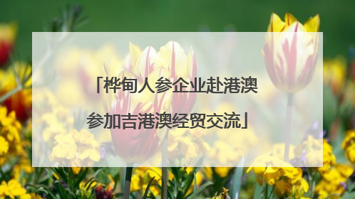 桦甸人参企业赴港澳参加吉港澳经贸交流