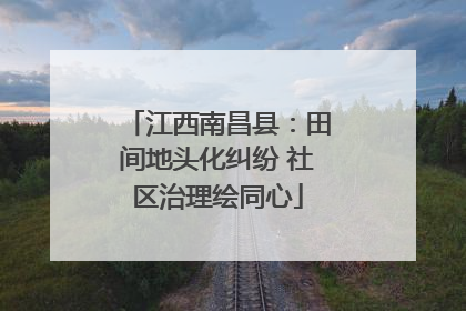 江西南昌县：田间地头化纠纷 社区治理绘同心