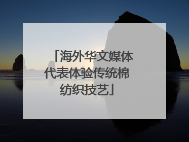 海外华文媒体代表体验传统棉纺织技艺