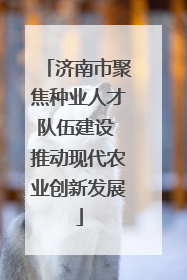 济南市聚焦种业人才队伍建设 推动现代农业创新发展