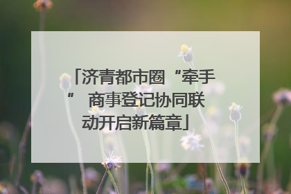 济青都市圈“牵手” 商事登记协同联动开启新篇章