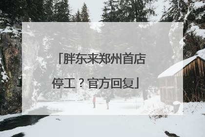 胖东来郑州首店停工？官方回复