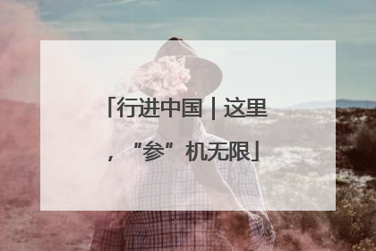 行进中国｜这里，“参”机无限