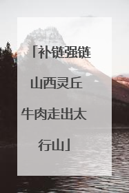 补链强链 山西灵丘牛肉走出太行山