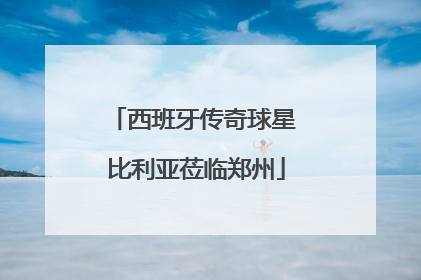 西班牙传奇球星 比利亚莅临郑州