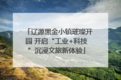 辽源黑金小镇璀璨开园 开启“工业+科技”沉浸文旅新体验