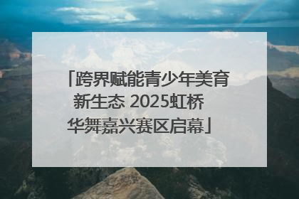 跨界赋能青少年美育新生态 2025虹桥华舞嘉兴赛区启幕