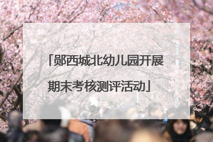 郧西城北幼儿园开展期末考核测评活动