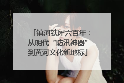 镇河铁犀六百年：从明代“防汛神器”到黄河文化新地标